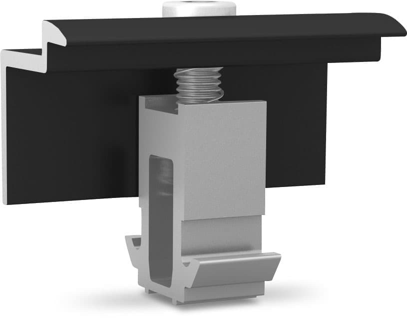 K2 Endklemme MiniClamp 30 - 50 mm, black