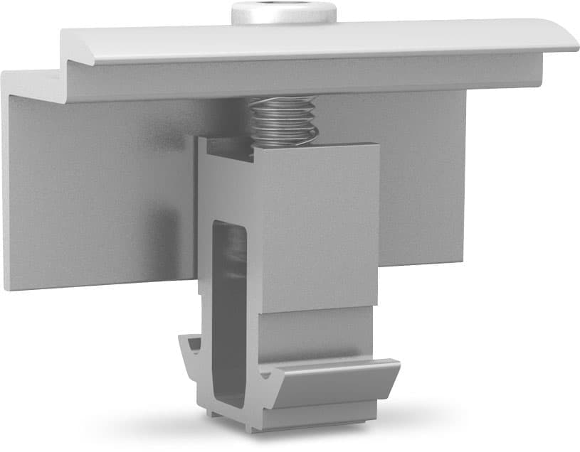 K2 Endklemme MiniClamp 30 - 50 mm, silver