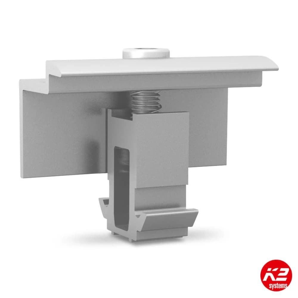K2 Endklemme MiniClamp 27 - 35 mm, silver